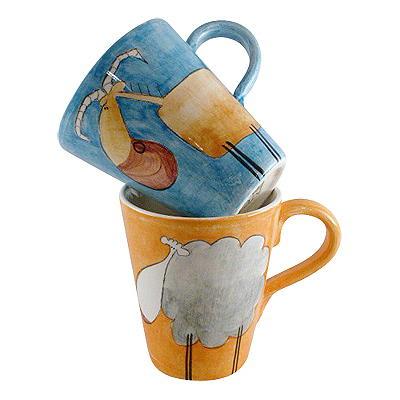 2 grandes tasses "&agrave; la ville"