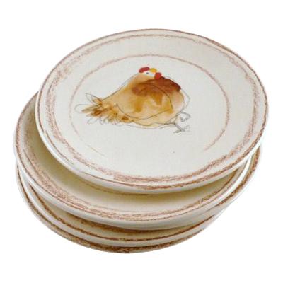 4 assiettes dejeuners