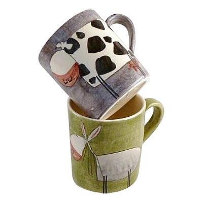 Duo mugs "c&ocirc;t&eacute; montagne"