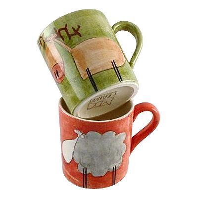 Duo mugs "c&ocirc;t&eacute; montagne"