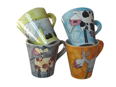 Tasses &agrave; th&eacute; "&agrave; la ville"