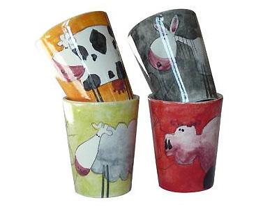 Tasses &agrave; caf&eacute; "&agrave; la ville"