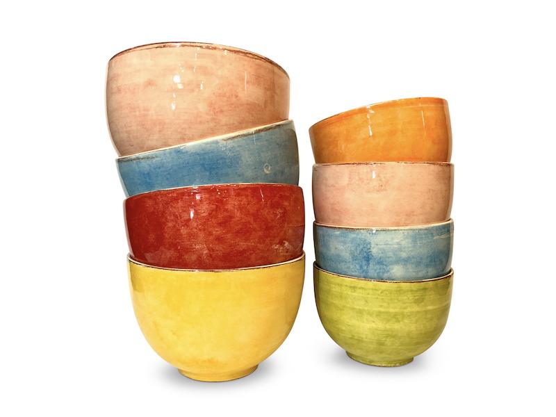 Saladier rond petit Orange