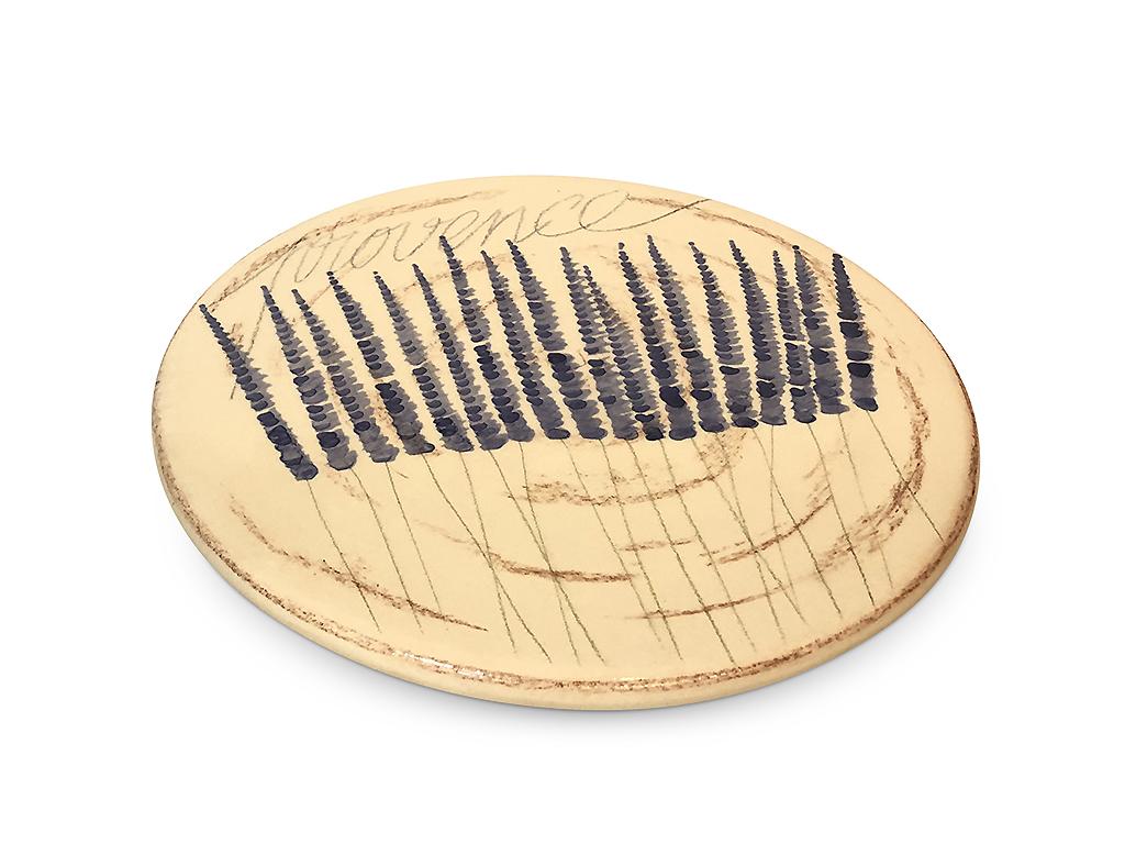 Le dessous de plat rond Lavande