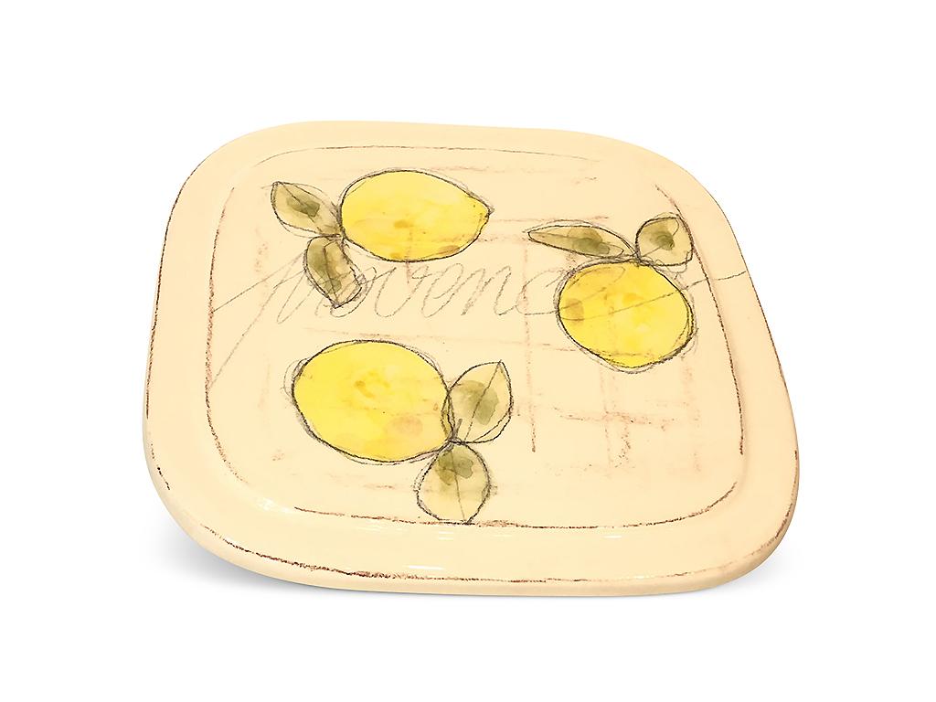 Le dessous de plat carré Citron