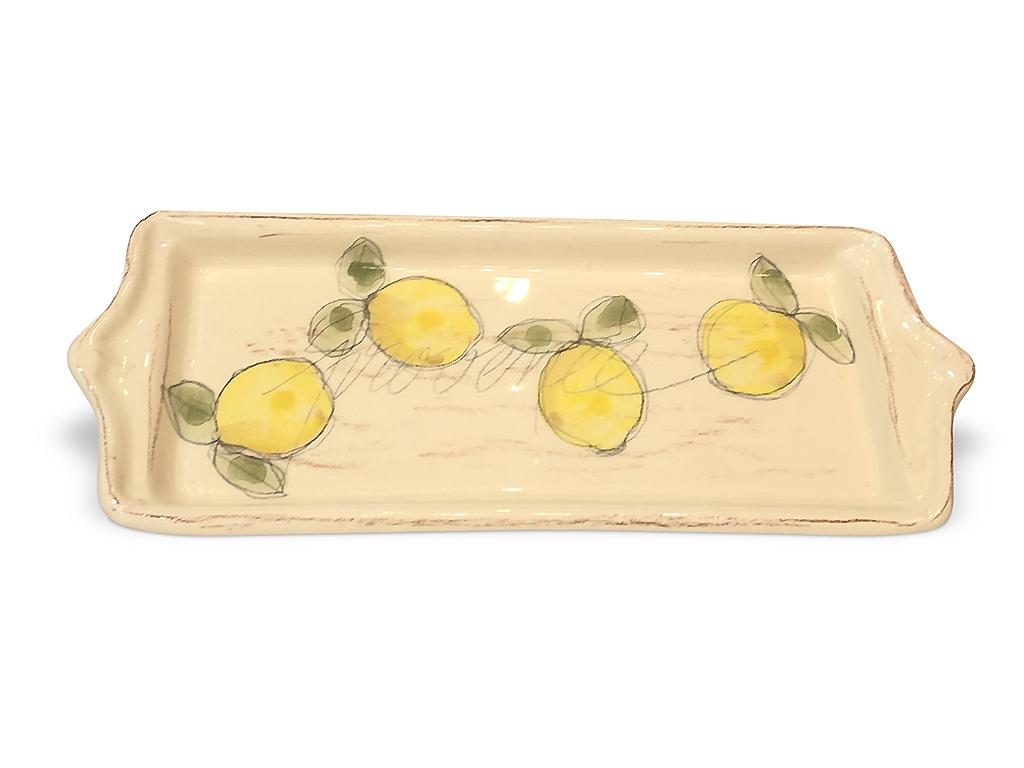 Le plat rectangle Citron