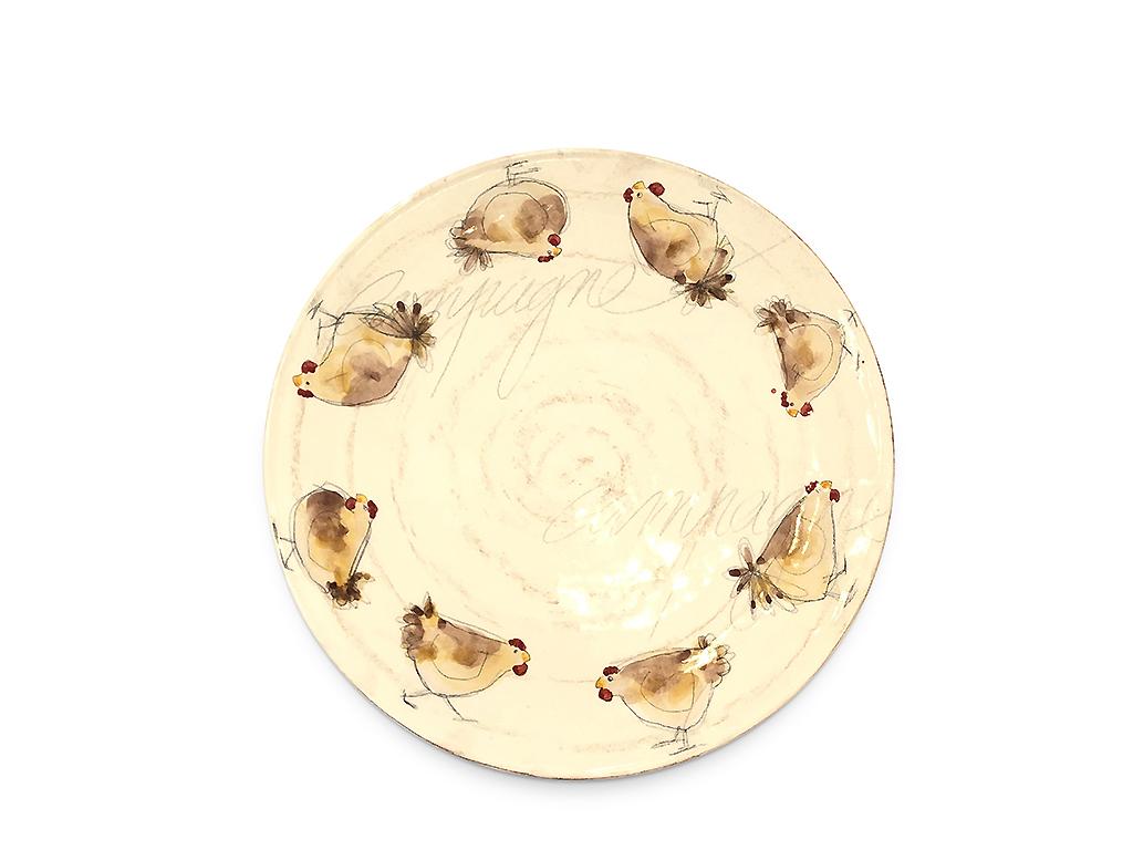 Le plat à tarte "poule" 