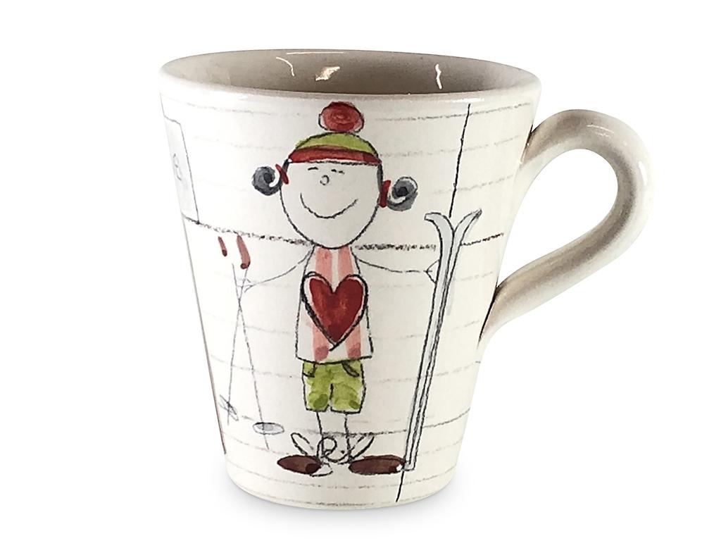 La Grande tasse  "la skieuse"