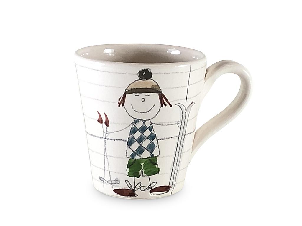 La Petite tasse  "le skieur"