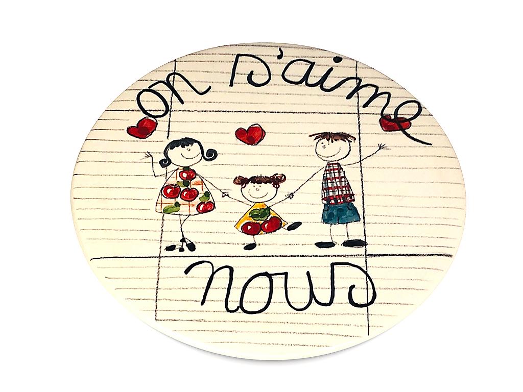 le dessous de plat rond  
