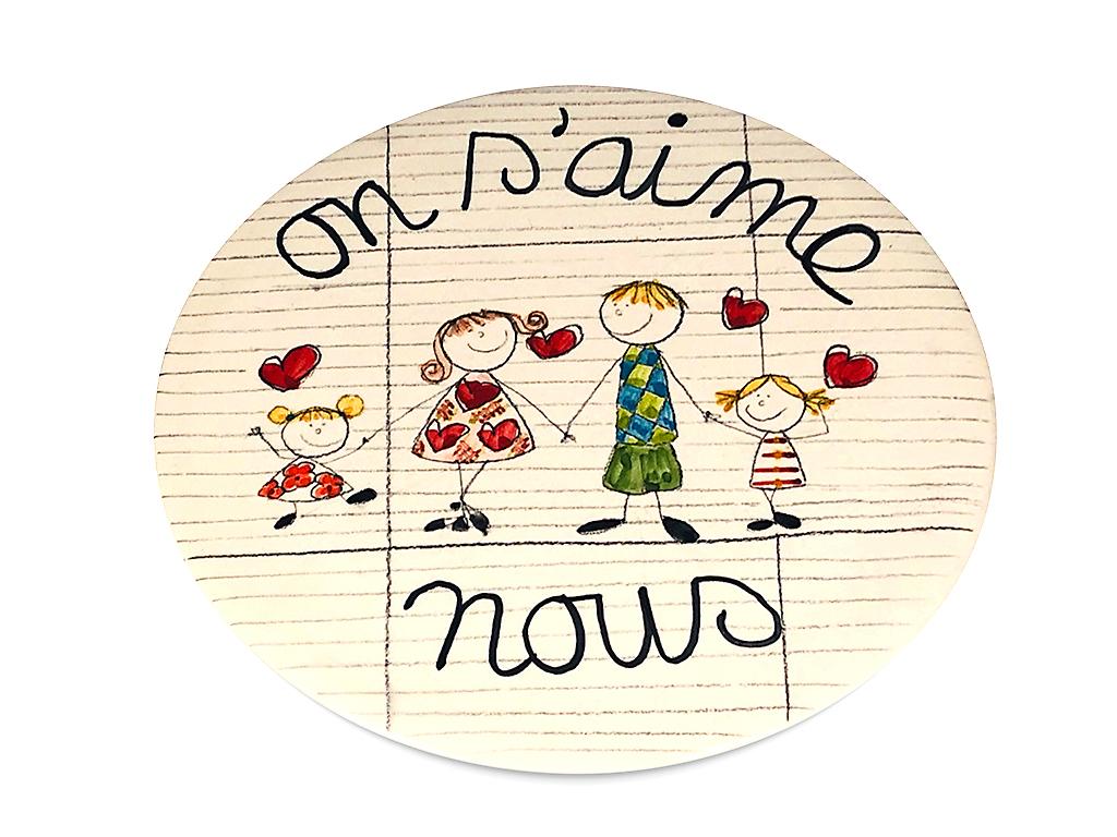le dessous de plat rond  