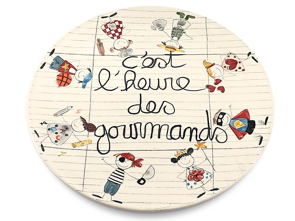 Le plat à tarte "c'est l'heure des gourmands"