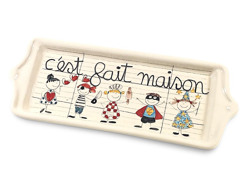Le plat rectangle "c'est fait maison"