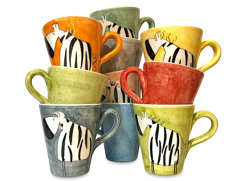 la grande tasse Zèbre