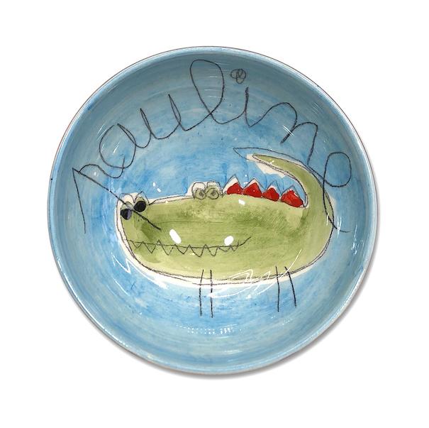 Le petit creux Prénom Décor Croco