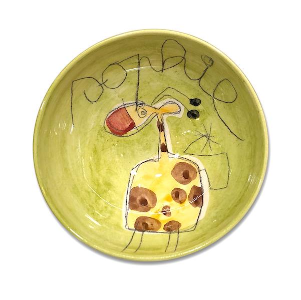 Le petit creux Prénom Décor Girafe