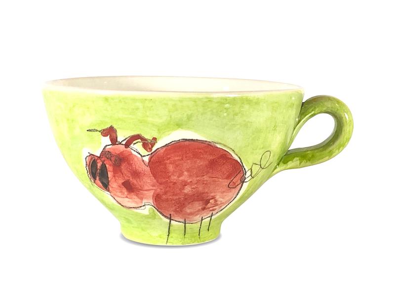 Le Bol anse décor Cochon