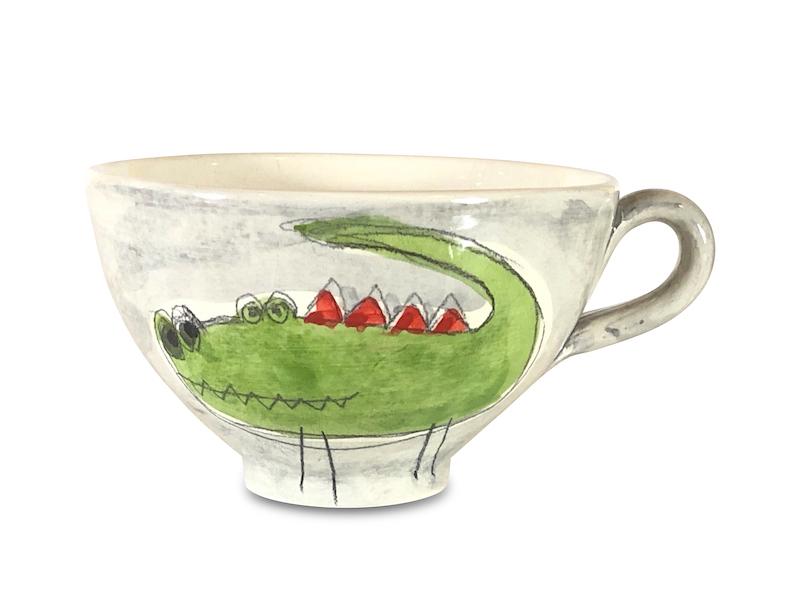 Le Bol anse décor Croco
