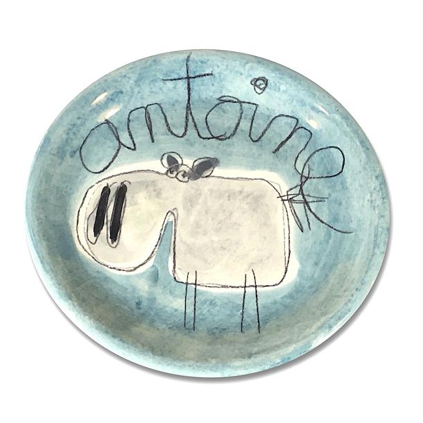 L'assiette Décor Hippo