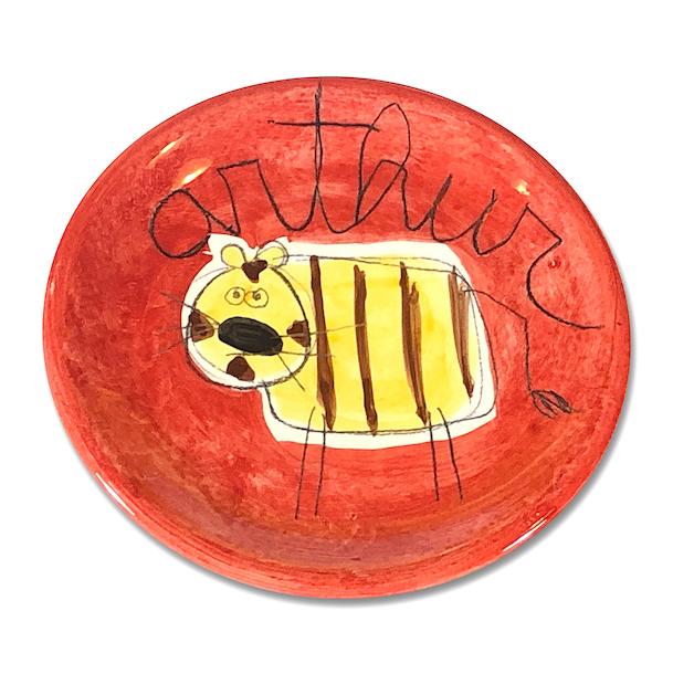 L'assiette Décor Tigre