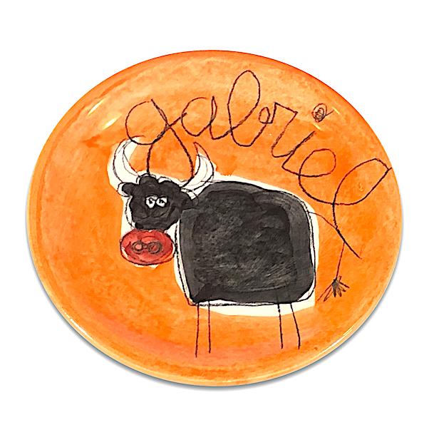 L'assiette Décor Taureau