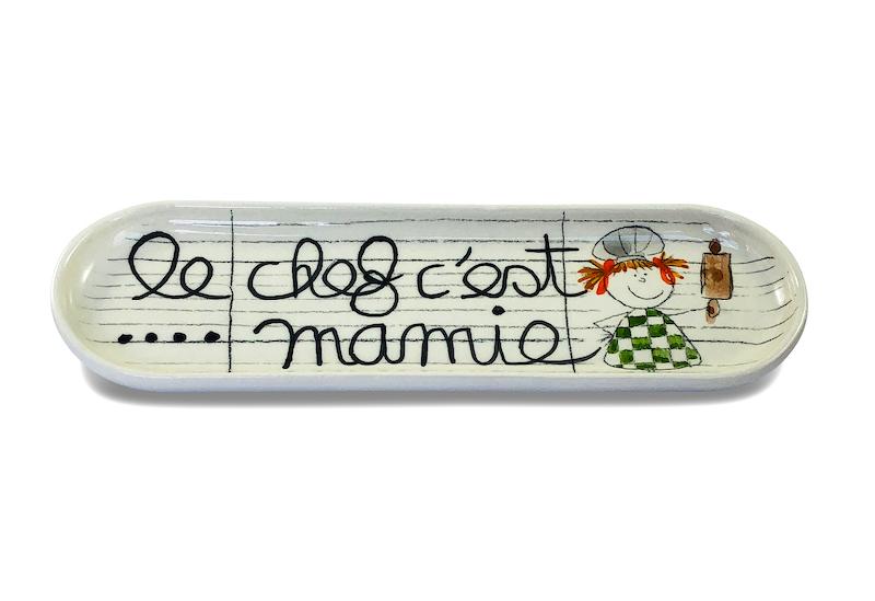 Le repose cuillère "le chef c'est mamie"