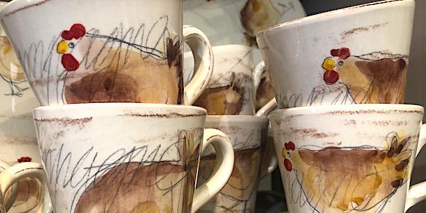 Tasses, mugs......