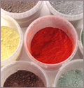 Pigments de couleurs