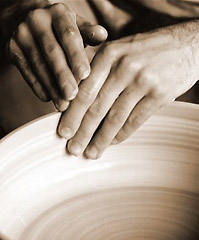 poterie tournée à la main